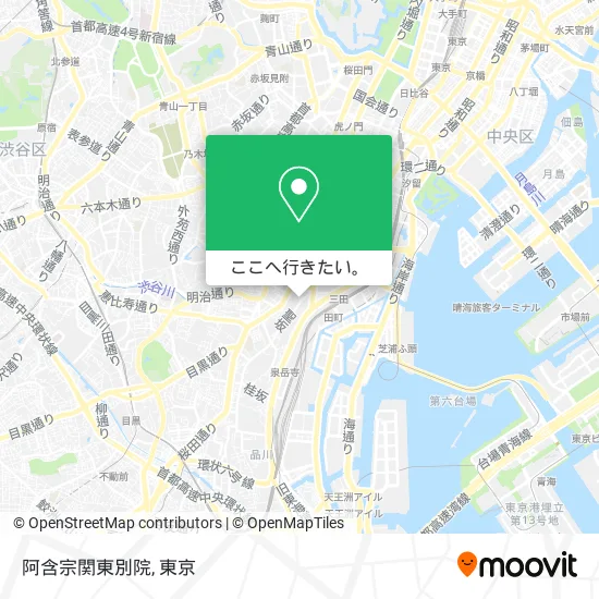 阿含宗関東別院地図