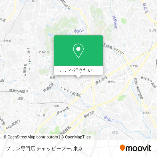 プリン専門店 チャッピープー地図