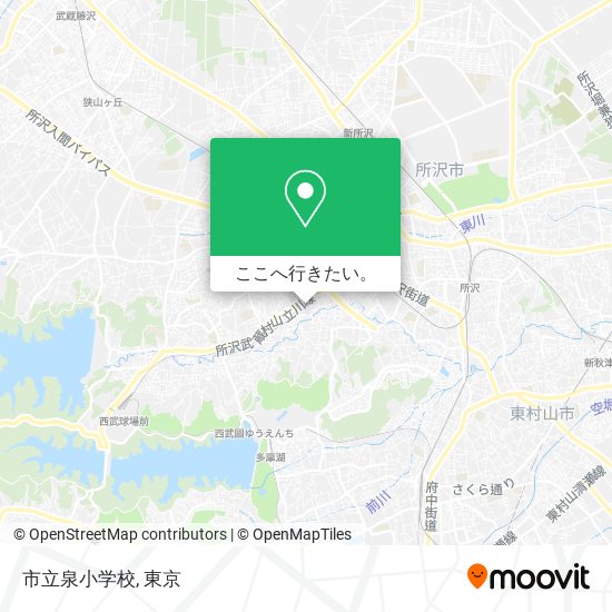 市立泉小学校地図