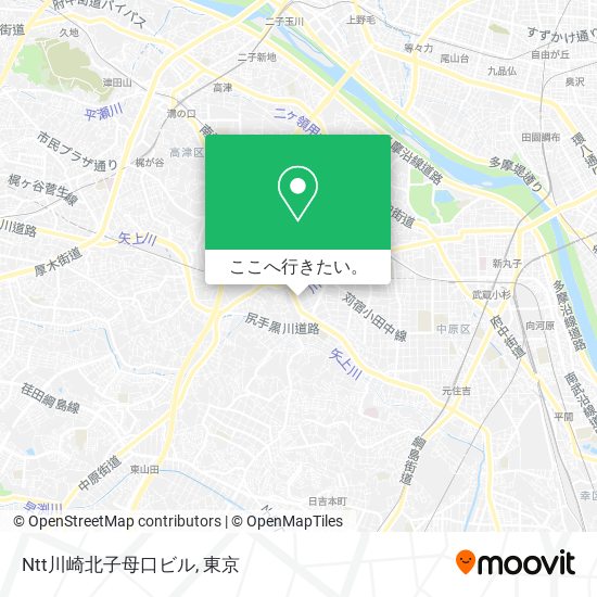 Ntt川崎北子母口ビル地図