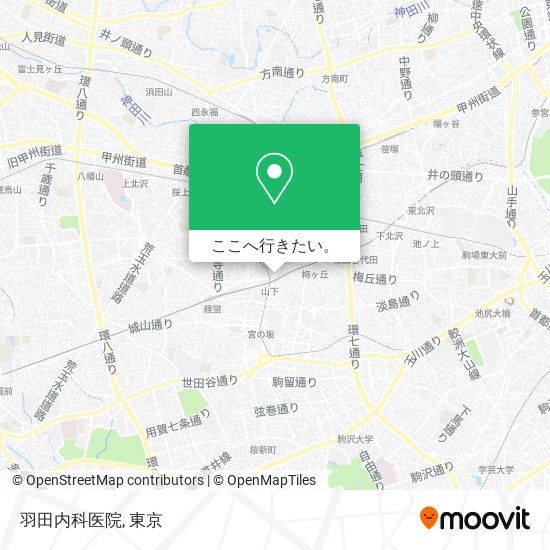 羽田内科医院地図