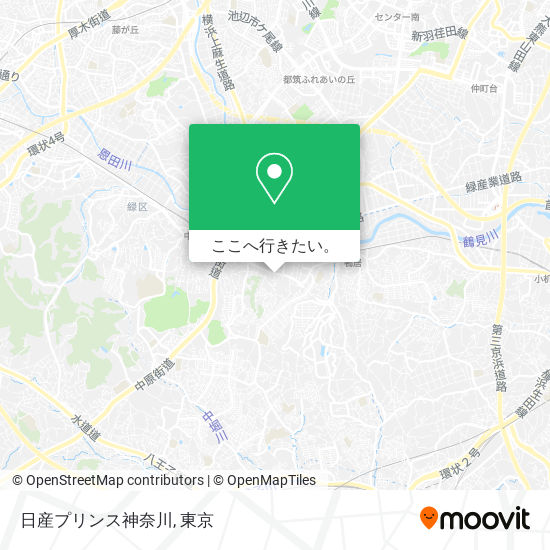 日産プリンス神奈川地図
