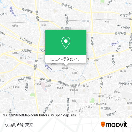 永福町6号地図