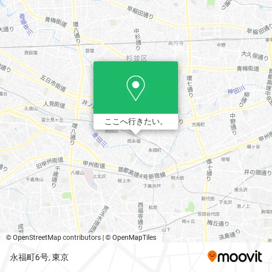 永福町6号地図