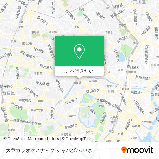 大衆カラオケスナック シャバダバ地図