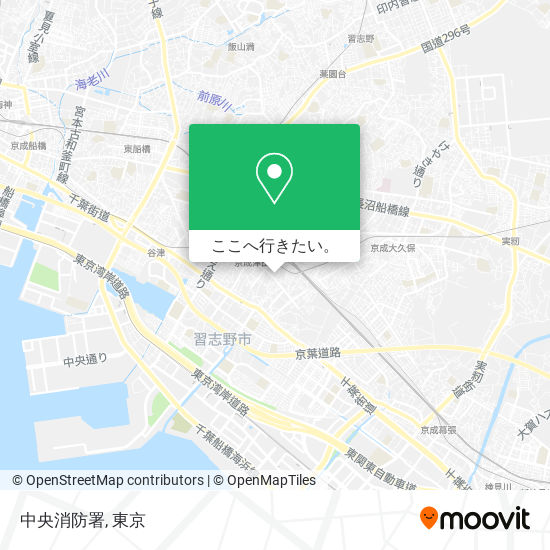 中央消防署地図