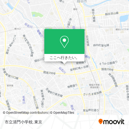 市立清門小学校地図