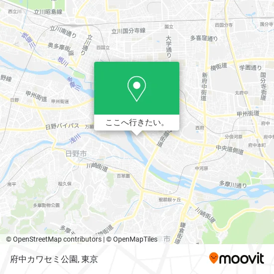 府中カワセミ公園地図