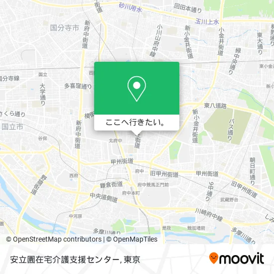 安立園在宅介護支援センター地図