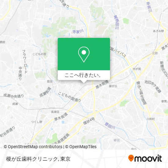 榎が丘歯科クリニック地図