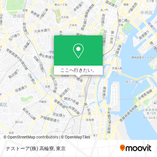 ナストーア(株) 高輪寮地図