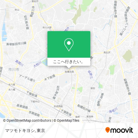 マツモトキヨシ地図