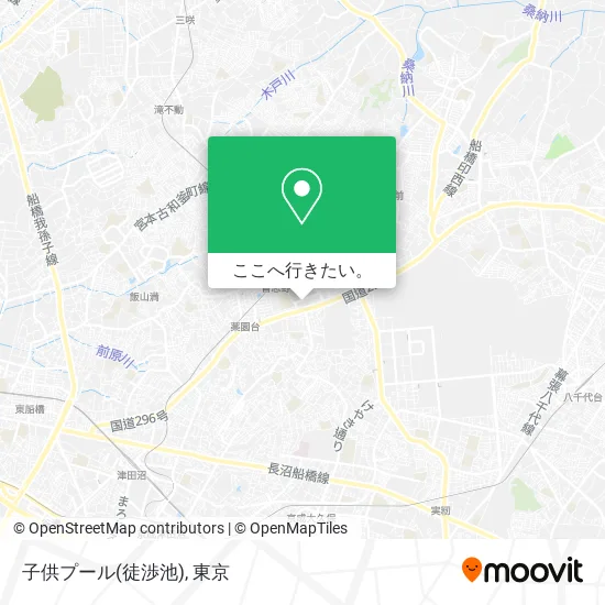 子供プール(徒渉池)地図
