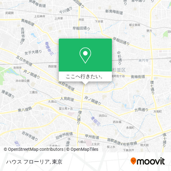 ハウス フローリア地図