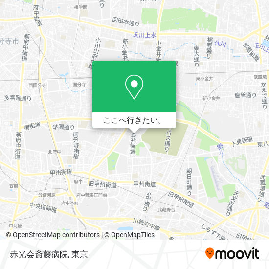 赤光会斎藤病院地図