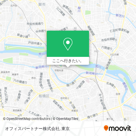 オフィスパートナー株式会社地図