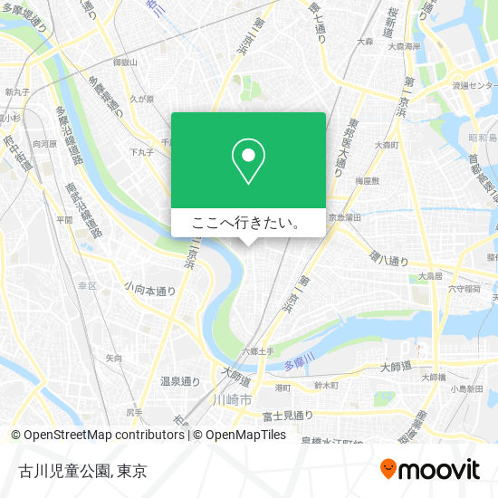 古川児童公園地図