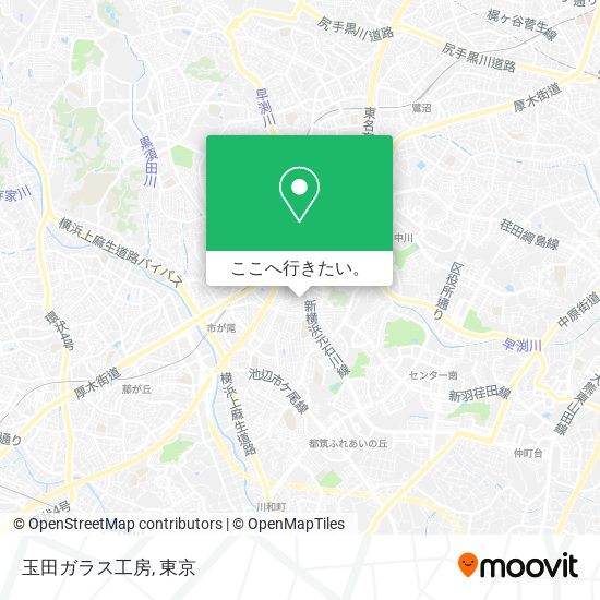 玉田ガラス工房地図