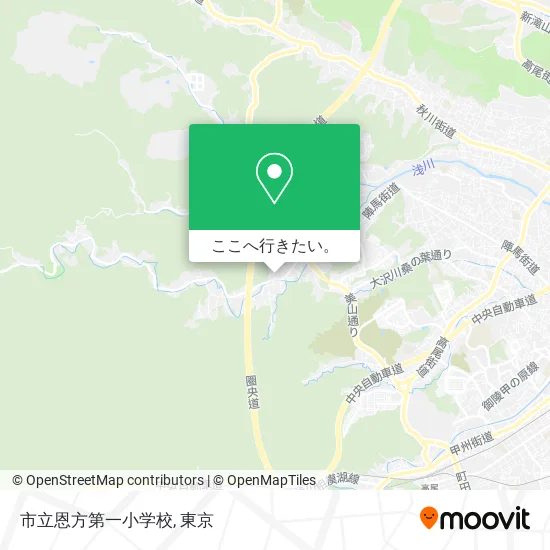 市立恩方第一小学校地図