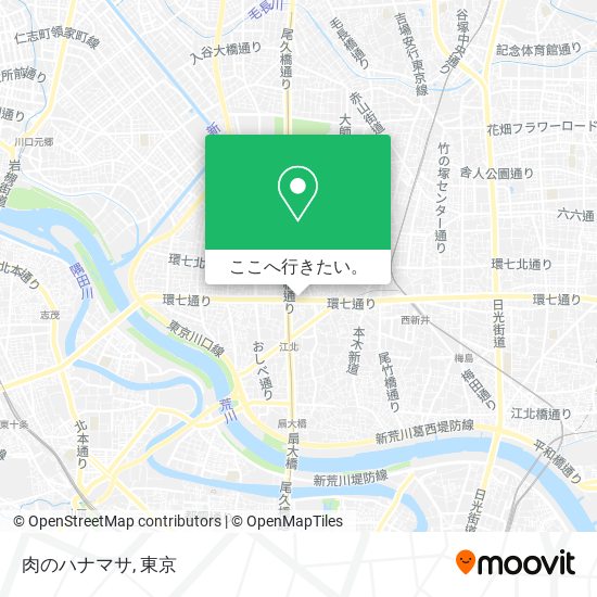 肉のハナマサ地図