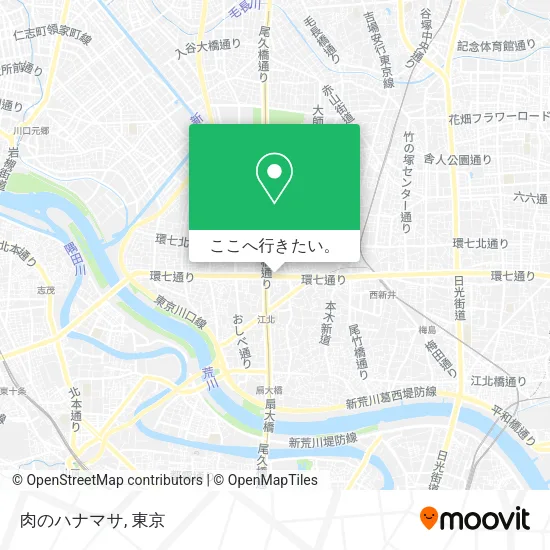 肉のハナマサ地図