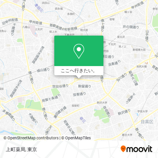 上町薬局地図