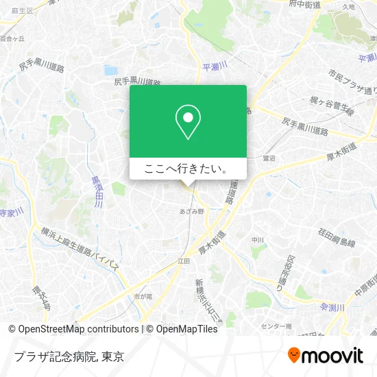 プラザ記念病院地図