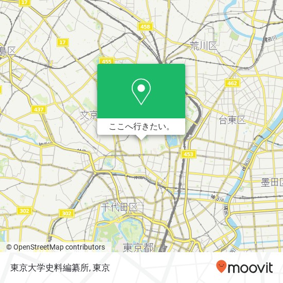 東京大学史料編纂所地図