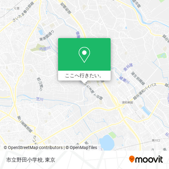 市立野田小学校地図