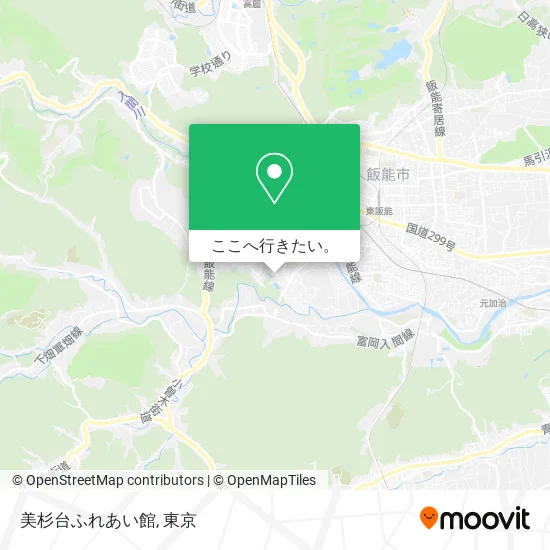 美杉台ふれあい館地図