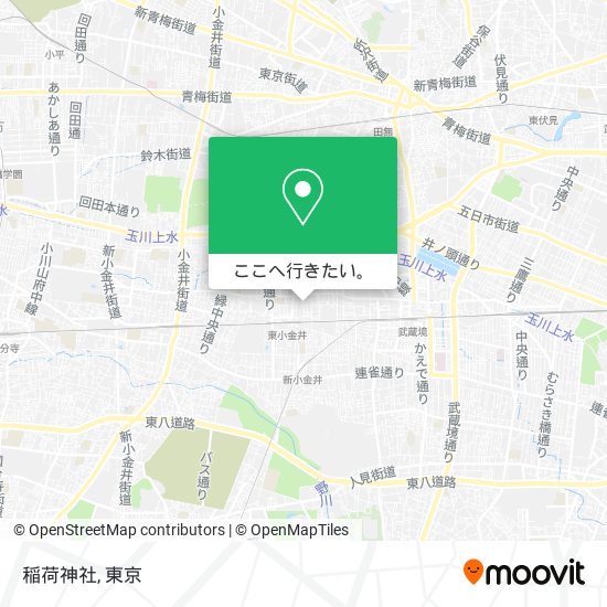 稲荷神社地図