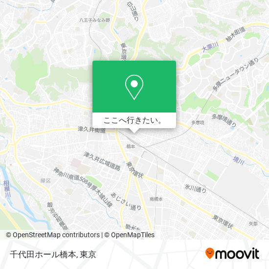 千代田ホール橋本地図