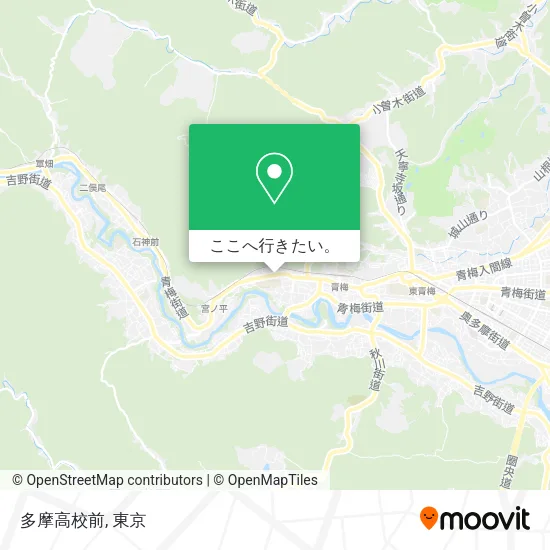 多摩高校前地図