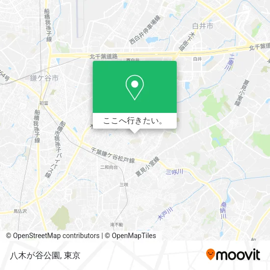 八木が谷公園地図
