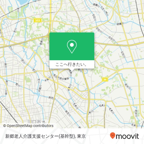 新郷老人介護支援センター(基幹型)地図