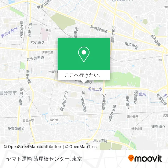 ヤマト運輸 茜屋橋センター地図
