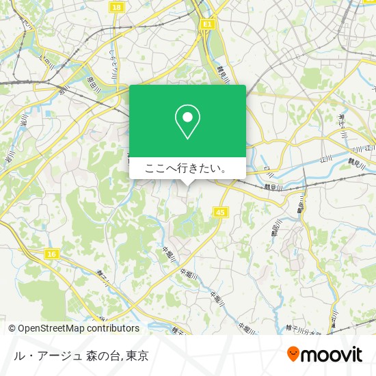 ル・アージュ 森の台地図