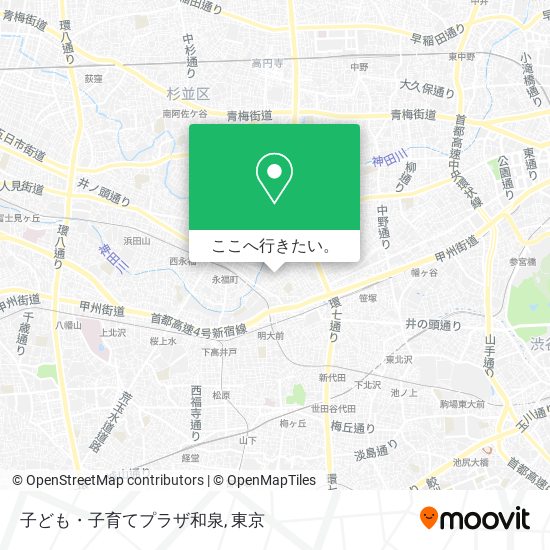 子ども・子育てプラザ和泉地図