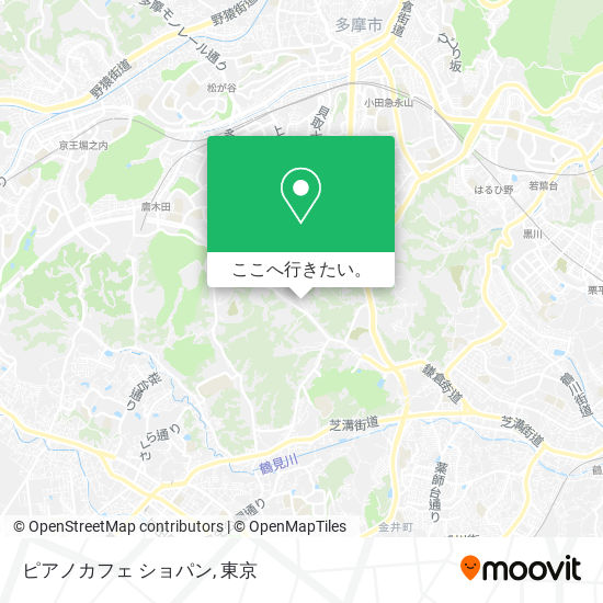 ピアノカフェ ショパン地図