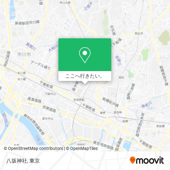 八坂神社地図