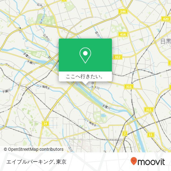 エイブルパーキング地図