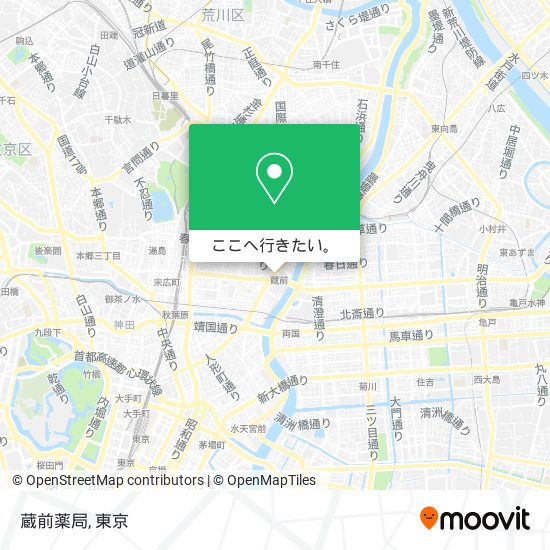 蔵前薬局地図