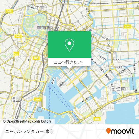 ニッポンレンタカー地図