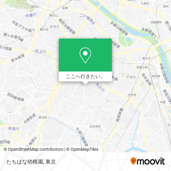 たちばな幼稚園地図