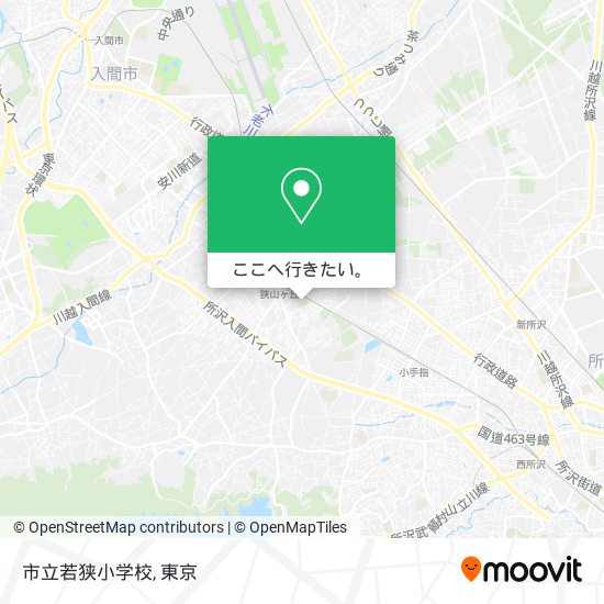 市立若狭小学校地図