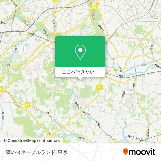 森の台ネーブルランド地図