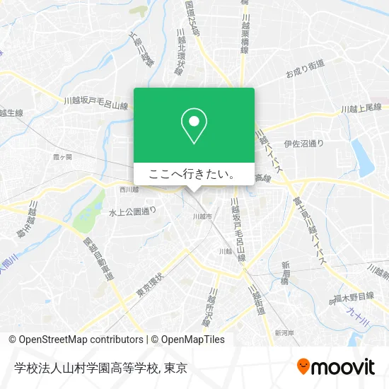 学校法人山村学園高等学校地図