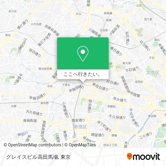 グレイスビル高田馬場地図