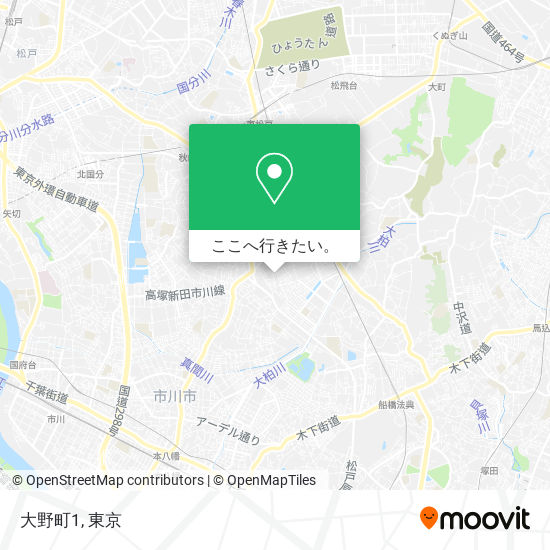 大野町1地図