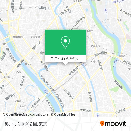 奥戸しらさぎ公園地図
